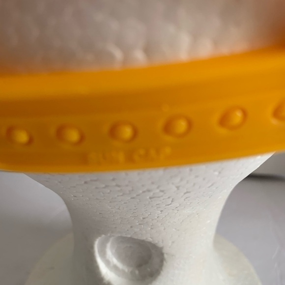 Vintage John Deere Yellow Mesh SunCap Adjustable Snap Back Cap Tracker cap - Picture 4 of 7